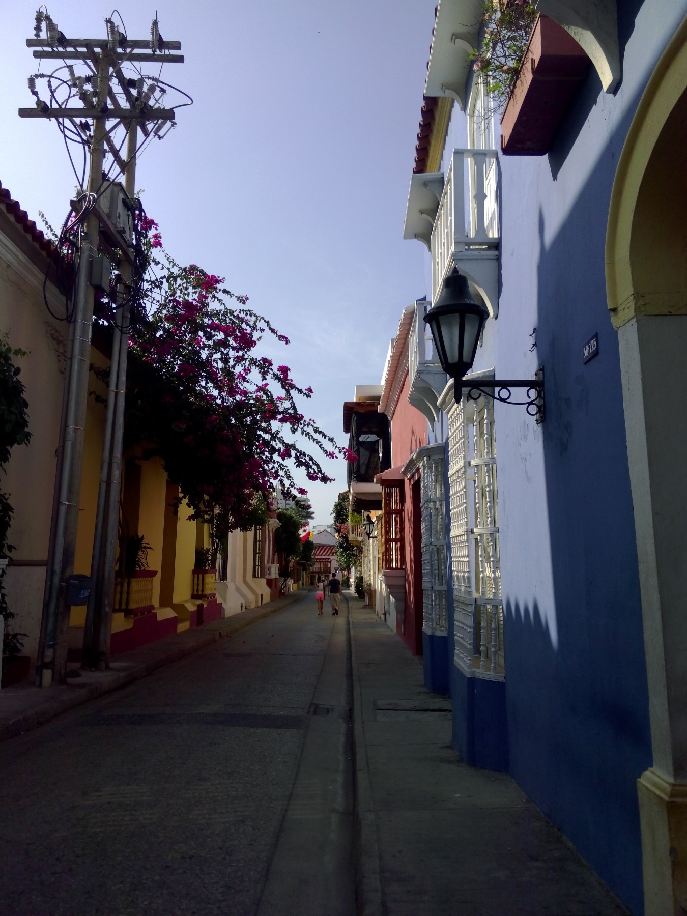 Rue colorée de Cartagena