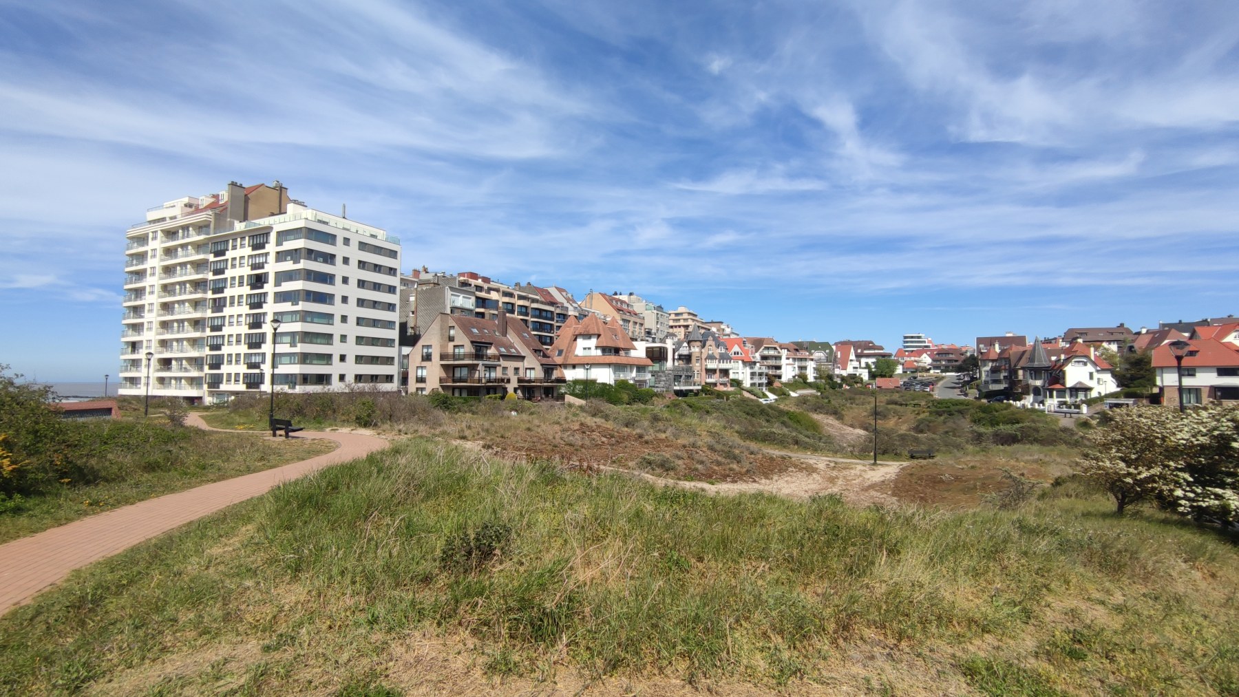 Vue sur le quartier de Blankenberge