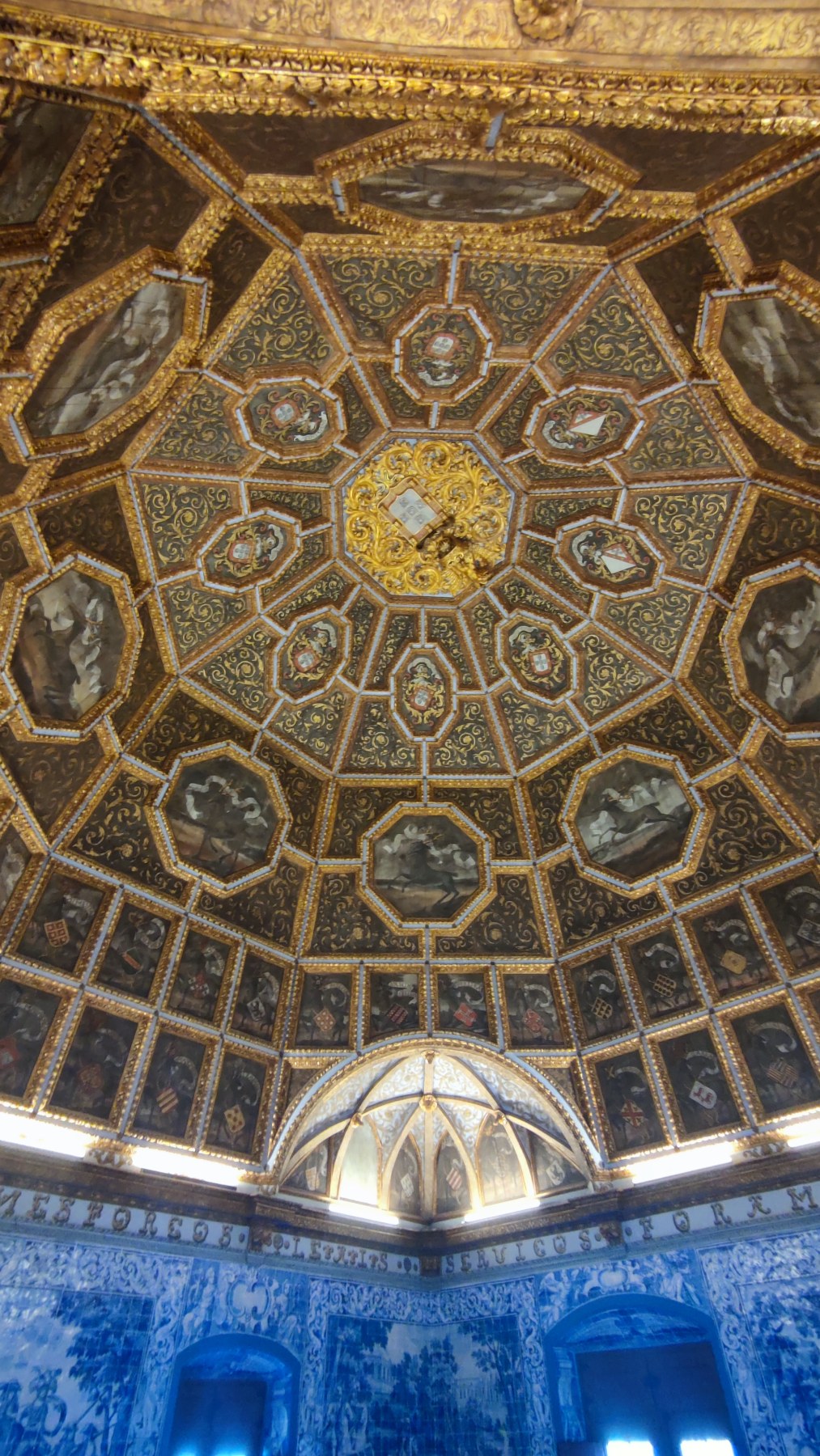Plafond doré du Palácio Nacional de Sintra