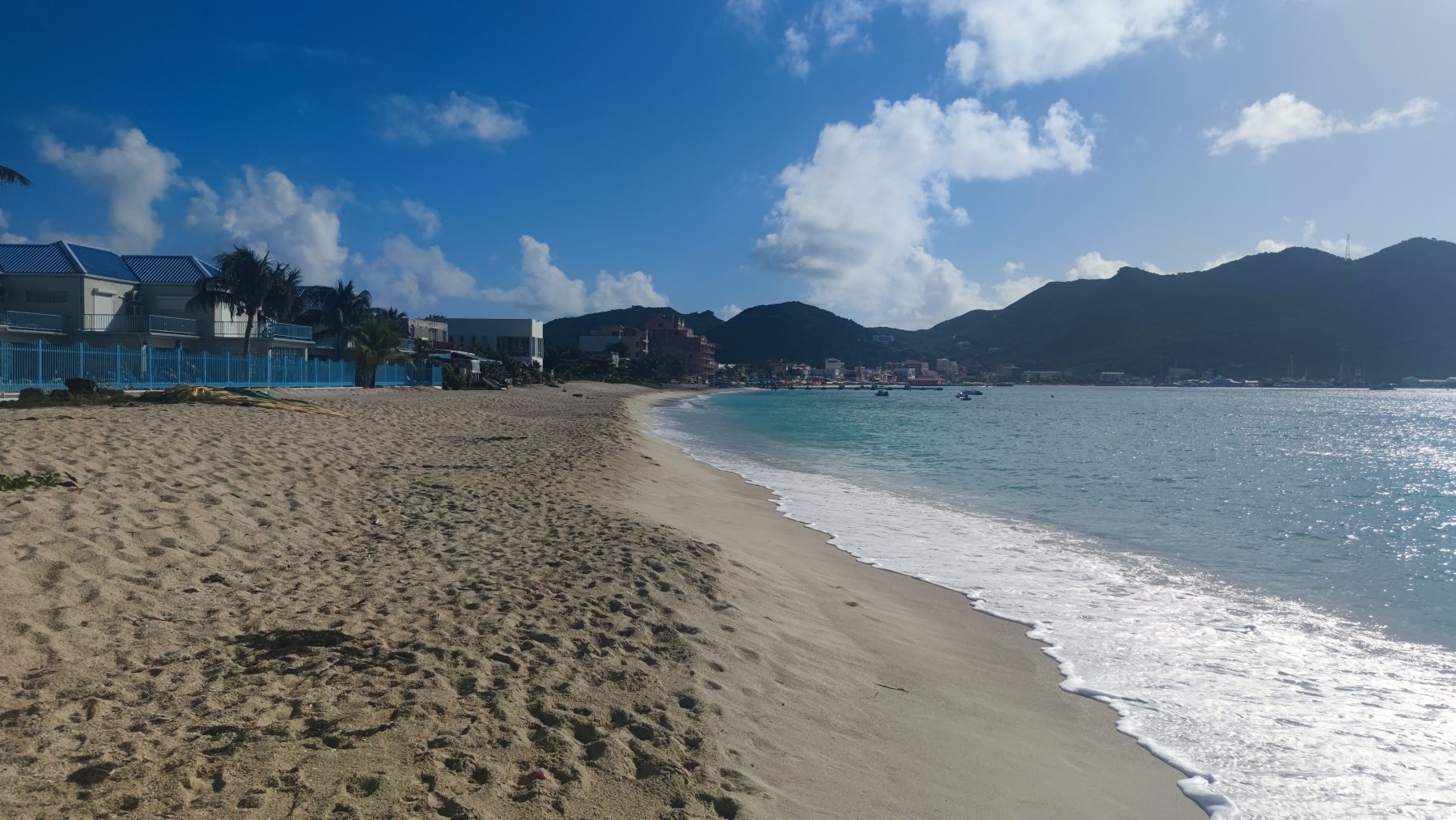Plage de Saint-Martin, vue panoramique