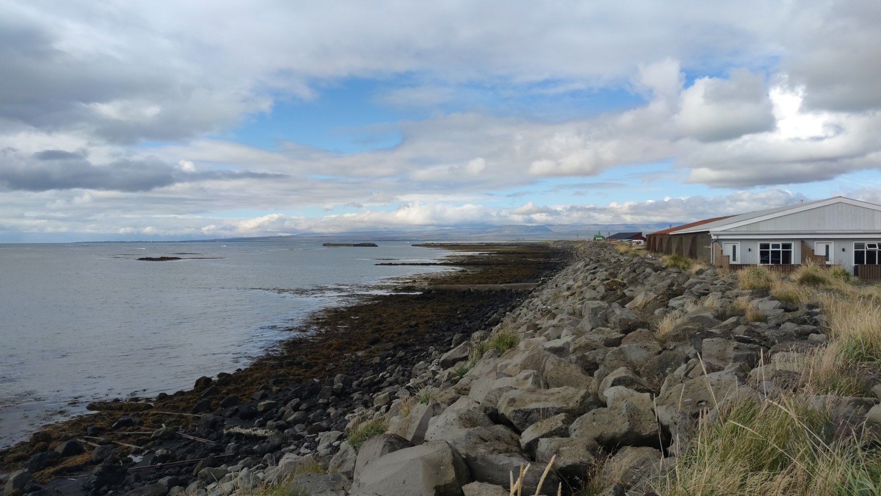 Plage rocheuse d'Islande