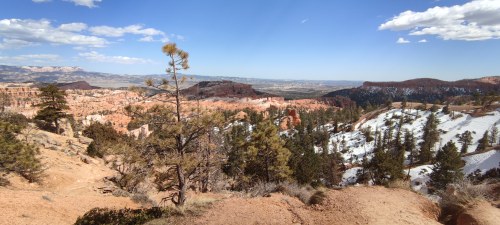 Vue panoramique du Bryce Canyon National Park, Utah