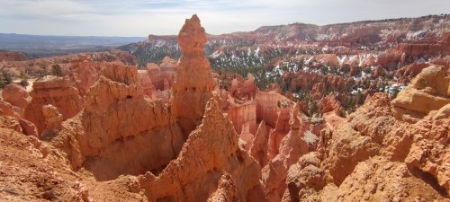 Vue panoramique du Bryce Canyon National Park