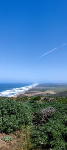 Vue de la côte californienne - 37.997318, -123.009969