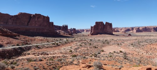 Vue panoramique de Monument Valley, Arizona