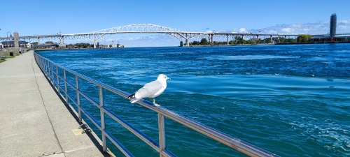 Pont de la rivière Saint-Laurent, Québec