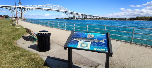 Pont international sur le lac Michigan, Milwaukee