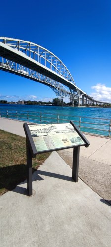 Pont de la rivière St. Clair, Michigan