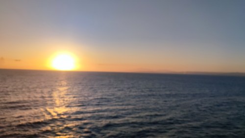 Coucher de soleil au Golfe du Mexique