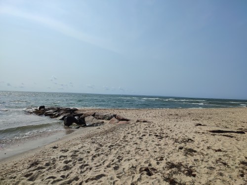 Plage sauvage du Maine