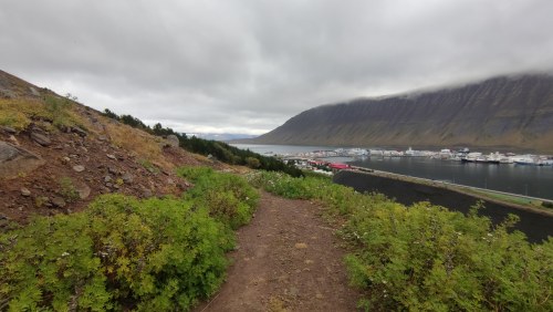 Vue sur le port d'Ísafjörður